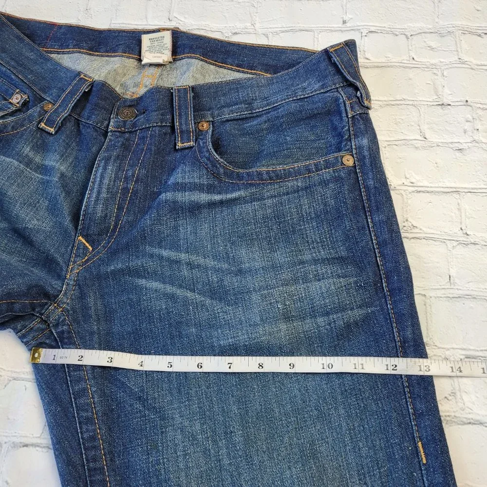 ✅ True Religion Blue Billy relaxed bootcut jeans size 36